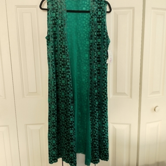 LuLaRoe Elegant Joy Open Cardigan Duster M - Picture 4 of 15